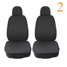 Load image into Gallery viewer, Large Size Flax Car Seat Cover Protector Linen Front or Rear Seat Back Cushion Pad Mat Backrest for Auto Interior Truck Suv Van