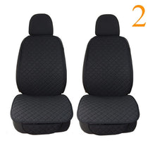 Load image into Gallery viewer, Large Size Flax Car Seat Cover Protector Linen Front or Rear Seat Back Cushion Pad Mat Backrest for Auto Interior Truck Suv Van