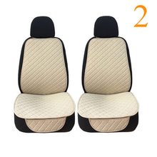 Load image into Gallery viewer, Large Size Flax Car Seat Cover Protector Linen Front or Rear Seat Back Cushion Pad Mat Backrest for Auto Interior Truck Suv Van