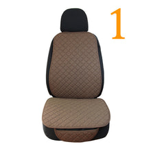 Load image into Gallery viewer, Large Size Flax Car Seat Cover Protector Linen Front or Rear Seat Back Cushion Pad Mat Backrest for Auto Interior Truck Suv Van