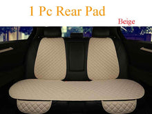 Load image into Gallery viewer, Large Size Flax Car Seat Cover Protector Linen Front or Rear Seat Back Cushion Pad Mat Backrest for Auto Interior Truck Suv Van