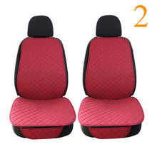 Load image into Gallery viewer, Large Size Flax Car Seat Cover Protector Linen Front or Rear Seat Back Cushion Pad Mat Backrest for Auto Interior Truck Suv Van