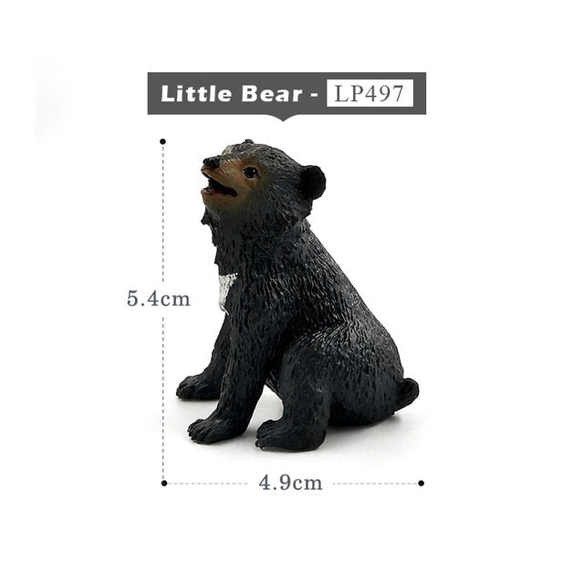 Simulation Squirrel Elephant Parrot Wombat Animal model figurine home decor miniature fairy garden decoration accessories figure