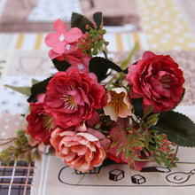 Load image into Gallery viewer, Peony DIY Party Decoration Vintage Silk Artificial Flowers Small Rose Wedding Fake Flowers Festival Supplies Home Decor Bouquet