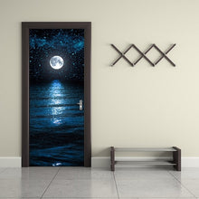 Load image into Gallery viewer, DIY 3D PVC Self Adhesive Wallpaper Beautiful Landscape Door Sticker For Living Room Bedroom Waterproof Mural Decals deursticker