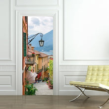 Load image into Gallery viewer, DIY 3D PVC Self Adhesive Wallpaper Beautiful Landscape Door Sticker For Living Room Bedroom Waterproof Mural Decals deursticker