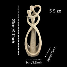 Load image into Gallery viewer, 23cm Sandstone Kissing Lover Statuettes Wedding Statue Decoration Anniversary Souvenirs Figurines Ornaments For Home Gift
