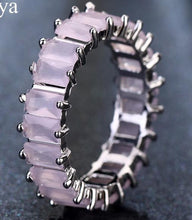 Load image into Gallery viewer, EMMAYA Austrian Zircon Silver Color Unique Design CZ Ring Paved Fashion Women Ring Jewelry