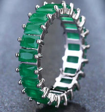 Load image into Gallery viewer, EMMAYA Austrian Zircon Silver Color Unique Design CZ Ring Paved Fashion Women Ring Jewelry