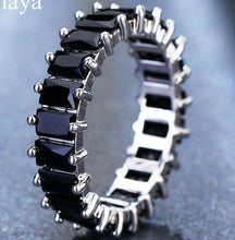 Load image into Gallery viewer, EMMAYA Austrian Zircon Silver Color Unique Design CZ Ring Paved Fashion Women Ring Jewelry
