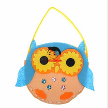 Load image into Gallery viewer, DIY Handbag Children Craft Toy Mini Bag Non-woven Cloth Colorful Handmade Bag Cartoons Animals Children Handbags
