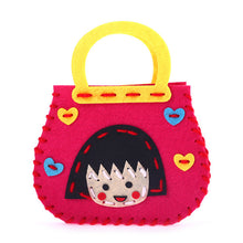 Load image into Gallery viewer, DIY Handbag Children Craft Toy Mini Bag Non-woven Cloth Colorful Handmade Bag Cartoons Animals Children Handbags