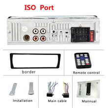 Load image into Gallery viewer, AMPrime Bluetooth Autoradio Car Stereo Radio FM Aux Input Receiver SD USB JSD-520 12V In-dash 1 din Car MP3 Multimedia Player