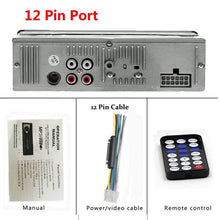 Load image into Gallery viewer, AMPrime Bluetooth Autoradio Car Stereo Radio FM Aux Input Receiver SD USB JSD-520 12V In-dash 1 din Car MP3 Multimedia Player