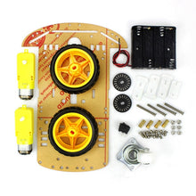 Load image into Gallery viewer, Cheap Smart Robot Motor Car Chassis Kit Avoidance Tracking Speed Encoder Battery Box 2WD Ultrasonic Module for Arduino Diy Kit