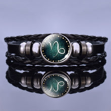 Load image into Gallery viewer, 12 Zodiac Signs Constellation Charm Bracelet Men Women Fashion Multilayer Weave leather Bracelet & Bangle Birthday Gifts