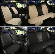 Load image into Gallery viewer, Large Size Flax Car Seat Cover Protector Linen Front or Rear Seat Back Cushion Pad Mat Backrest for Auto Interior Truck Suv Van