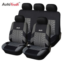 Load image into Gallery viewer, AUTOYOUTH Hot Sale 9PCS and 4PCS Universal Car Seat Cover Fit Most Cars with Tire Track Detail Car Styling Car Seat Protector