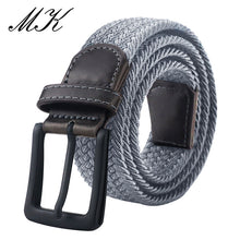 Load image into Gallery viewer, Metal Pin Buckle Canvas Belts for Men Military Tactical Fashion Strap Male Tight Braided Belt for Pants Jeans Male Fashion Choose Color