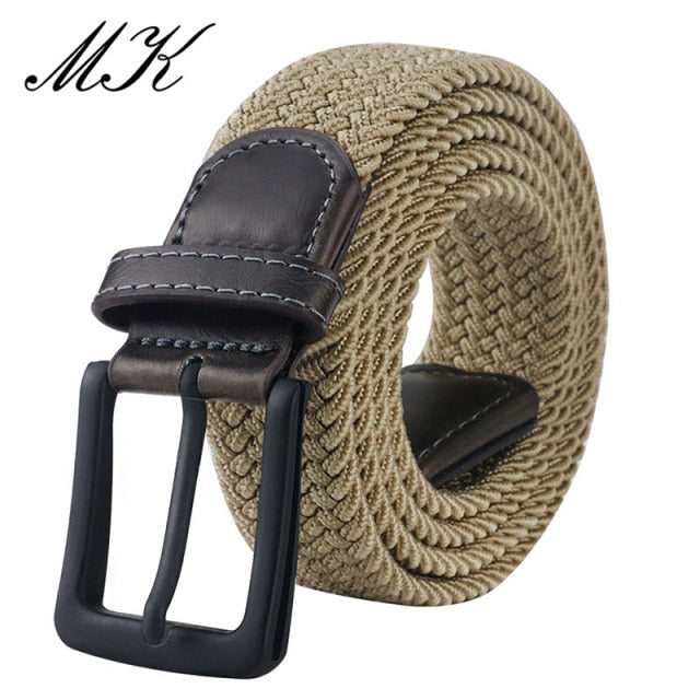 Metal Pin Buckle Canvas Belts for Men Military Tactical Fashion Strap Male Tight Braided Belt for Pants Jeans Male Fashion Choose Color