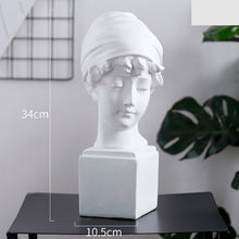 Load image into Gallery viewer, World Famous Statue Retro Art Resin Head Skull Sculpture Sketch Model David Moliere Home Decoration Accessories Modern Figurine
