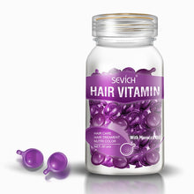 Load image into Gallery viewer, Sevich Smooth Silky Hair Vitamin Capsule Keratin Complex Oil Hair Care Repair Damaged Hair Serum Moroccan Oil Anti Hair Loss
