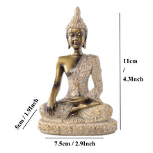 Load image into Gallery viewer, Buddha Statue Nature Sandstone Thailand Buddha Sculpture Hindu Fengshui Figurine Meditation Miniature Home Decor