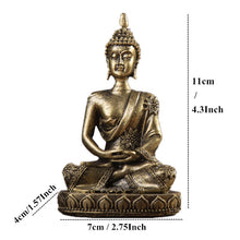 Load image into Gallery viewer, Buddha Statue Nature Sandstone Thailand Buddha Sculpture Hindu Fengshui Figurine Meditation Miniature Home Decor
