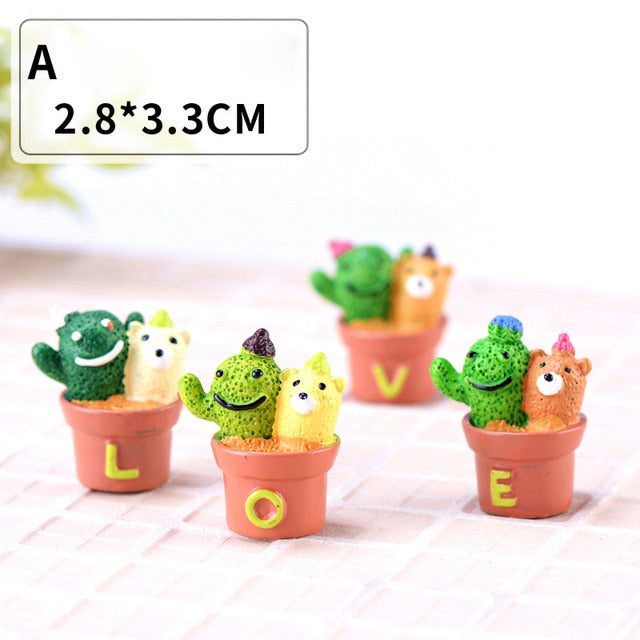 Micro Landscape Grass Lovers Rabbit squirrel duck figurine home decor miniature fairy garden decoration accessories Resin modern