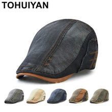 Load image into Gallery viewer, Classic Newsboy Cap Men Hat Vintage Cotton Gatsby Caps Casual Baker Boy Hat Casual Boina Flat Cap For Man Chapeau Homme