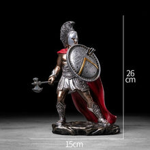 Load image into Gallery viewer, Ancient Rome Ornament Retro Spartan Character Model Resin Craft Figurines Home Decor Spartan Warrior Statue Figure Decorate Gift