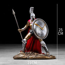 Load image into Gallery viewer, Ancient Rome Ornament Retro Spartan Character Model Resin Craft Figurines Home Decor Spartan Warrior Statue Figure Decorate Gift