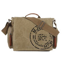 Load image into Gallery viewer, Manjianghong Leisure Canvas Men's Briefcase Bags Quality Guaranteed Man's Shoulder Bag Fashion Business Functional Messenger Bag