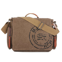 Load image into Gallery viewer, Manjianghong Leisure Canvas Men's Briefcase Bags Quality Guaranteed Man's Shoulder Bag Fashion Business Functional Messenger Bag
