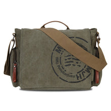 Load image into Gallery viewer, Manjianghong Leisure Canvas Men's Briefcase Bags Quality Guaranteed Man's Shoulder Bag Fashion Business Functional Messenger Bag