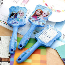 Load image into Gallery viewer, Disney Frozen Comb 3D Mickey Minnie Comb Elsa Anti-static Air Cushion Hair Care Brushes Baby Girls Dress Up Makeups Toy Gifts