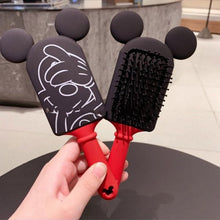 Load image into Gallery viewer, Disney Frozen Comb 3D Mickey Minnie Comb Elsa Anti-static Air Cushion Hair Care Brushes Baby Girls Dress Up Makeups Toy Gifts