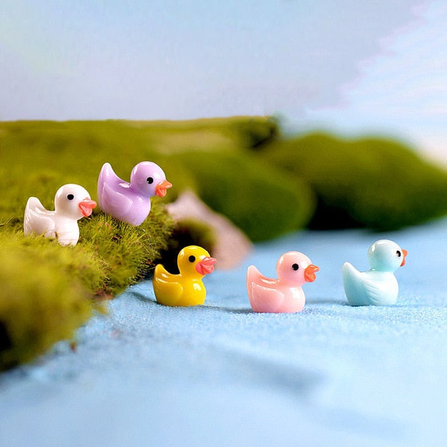 Micro Landscape Grass Lovers Rabbit squirrel duck figurine home decor miniature fairy garden decoration accessories Resin modern