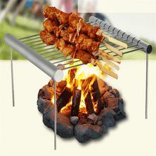 Load image into Gallery viewer, New Arrive Mini Pocket BBQ Grill Portable Stainless Steel BBQ Grill Folding BBQ Grill Barbecue Accessories For Home Park Use 2