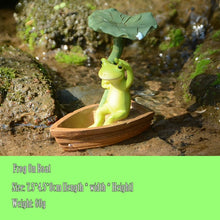 Load image into Gallery viewer, Creative Cute Resin Rural Frog Statue Outdoor Frogs Sculpture For Home Desk Garden Store Decorative Decor Ornament Dropshipping