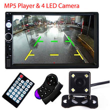 Load image into Gallery viewer, Podofo 2 din Car Radio 7" HD Autoradio Multimedia Player 2DIN Touch Screen Auto audio Car Stereo MP5 Bluetooth USB TF FM Camera