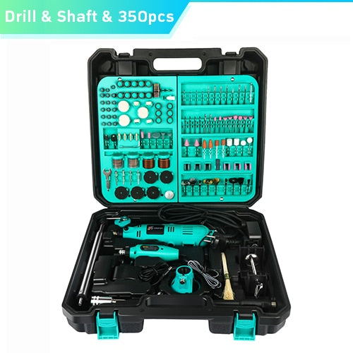 Tungfull Electric Tools Dremel Mini Drill Woodworking Drilling Machine Mini Polishing Machines Dremel Rotary Tool Drill Grinder