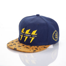 Load image into Gallery viewer, Embroidered Hip Hop Cap Indoor Outdoor Casual Headwear Baseball Caps for Sun Stylish Unisex Flat Brim Snapback Caps