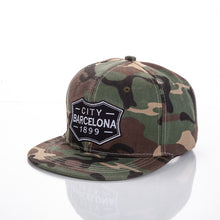 Load image into Gallery viewer, Embroidered Hip Hop Cap Indoor Outdoor Casual Headwear Baseball Caps for Sun Stylish Unisex Flat Brim Snapback Caps