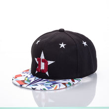 Load image into Gallery viewer, Embroidered Hip Hop Cap Indoor Outdoor Casual Headwear Baseball Caps for Sun Stylish Unisex Flat Brim Snapback Caps