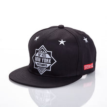 Load image into Gallery viewer, Embroidered Hip Hop Cap Indoor Outdoor Casual Headwear Baseball Caps for Sun Stylish Unisex Flat Brim Snapback Caps