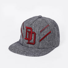 Load image into Gallery viewer, Embroidered Hip Hop Cap Indoor Outdoor Casual Headwear Baseball Caps for Sun Stylish Unisex Flat Brim Snapback Caps