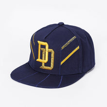 Load image into Gallery viewer, Embroidered Hip Hop Cap Indoor Outdoor Casual Headwear Baseball Caps for Sun Stylish Unisex Flat Brim Snapback Caps