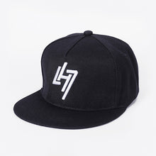Load image into Gallery viewer, Embroidered Hip Hop Cap Indoor Outdoor Casual Headwear Baseball Caps for Sun Stylish Unisex Flat Brim Snapback Caps