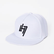 Load image into Gallery viewer, Embroidered Hip Hop Cap Indoor Outdoor Casual Headwear Baseball Caps for Sun Stylish Unisex Flat Brim Snapback Caps